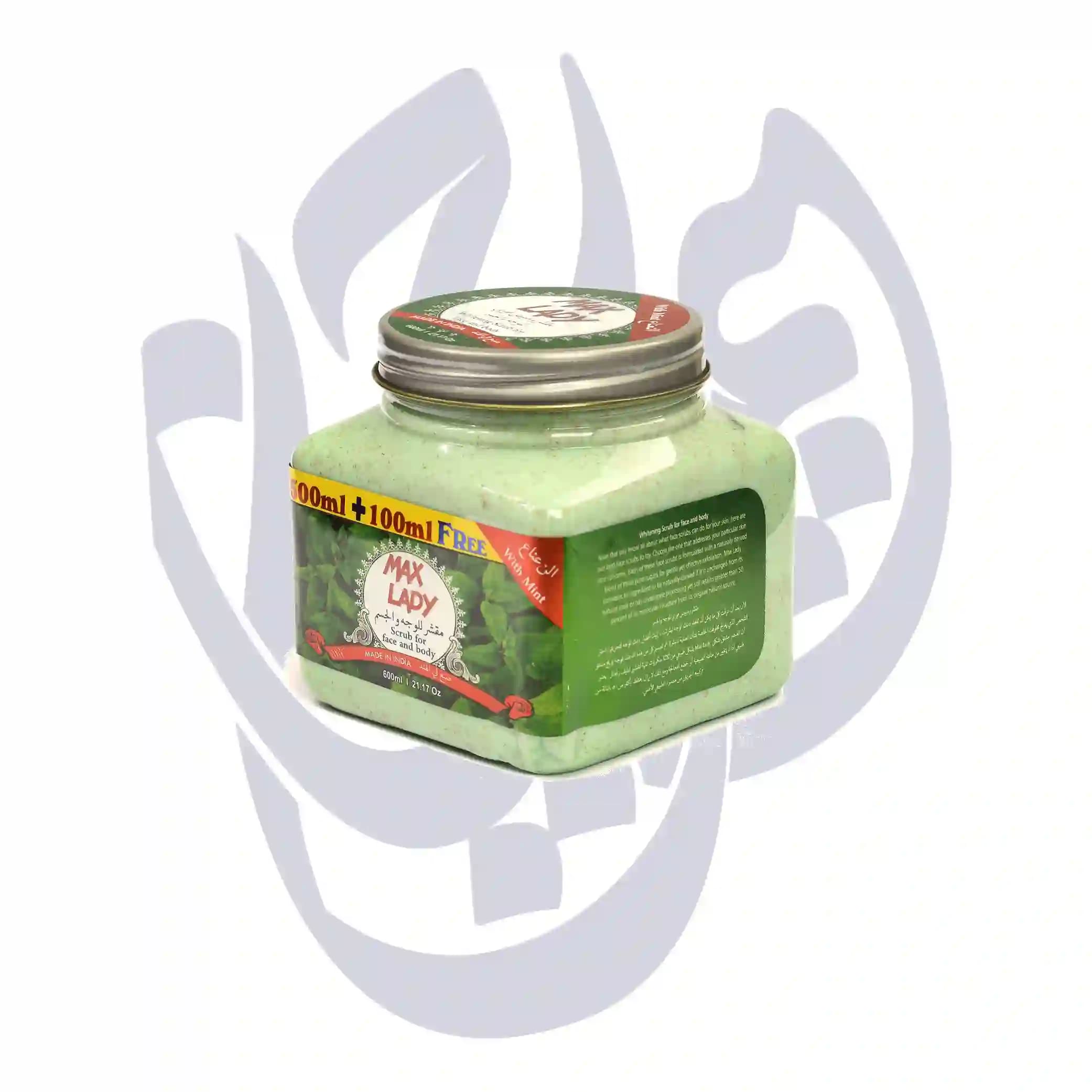 اسکراب شنی لایه بردار پوست مکس لیدی عصاره نعنا (Max lady) 300 ML