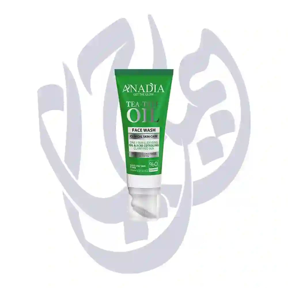 ژل شستشوی صورت انادیا مناسب پوست چرب حاوی عصاره درخت چای 200ml