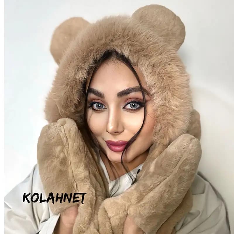 شال و کلاه متصل کد 5090 — تصویر ۳