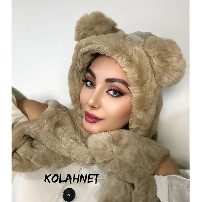 شال و کلاه متصل کد 5090