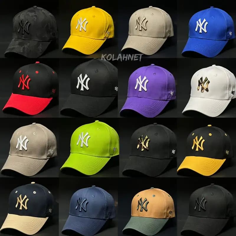 کلاه بیسبالی کتان ny 47 کد 5064