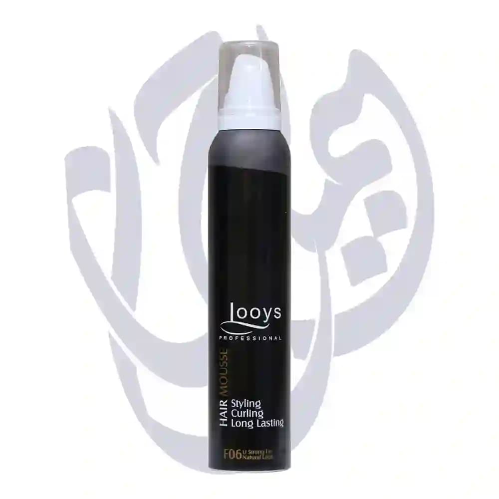 موس مو لویز با قدرت حفظ حالت مو F06 مدل Looys Ultra Strong06 مناسب برای انواع مو حجم 200 میلی لیتر