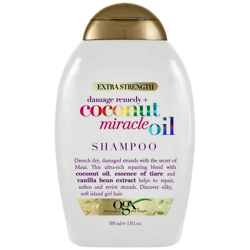 شامپو مو او جی ایکس مدل Coconut Oil حجم 385 میلی‌ لیتر