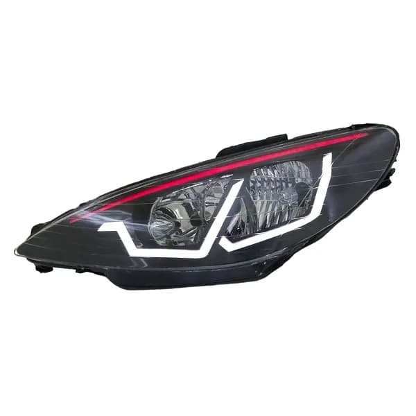 چراغ جلو اسپرت 206 طرح BMW