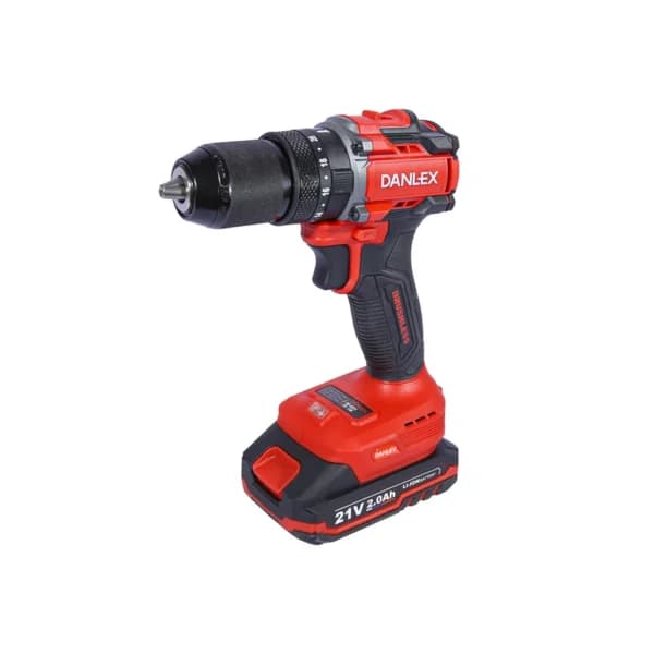 دریل پیچ گوشتی شارژی دنلکس 21 ولت براشلس دو سرعته چکشی مدل DX-6321