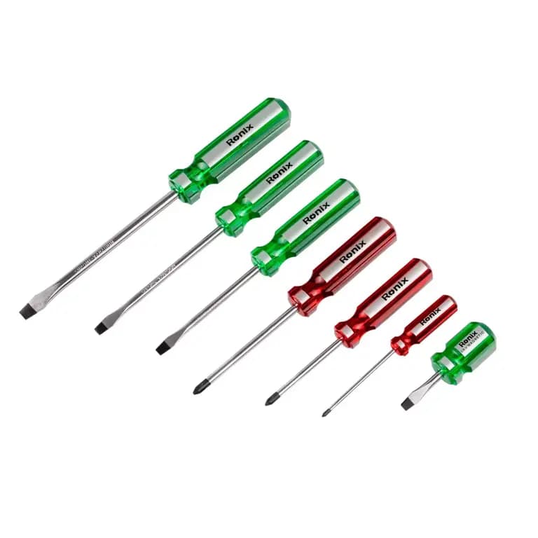 ست پیچ گوشتی دو سو و چهارسو رونیکس 7 عددی مدل RH-2701