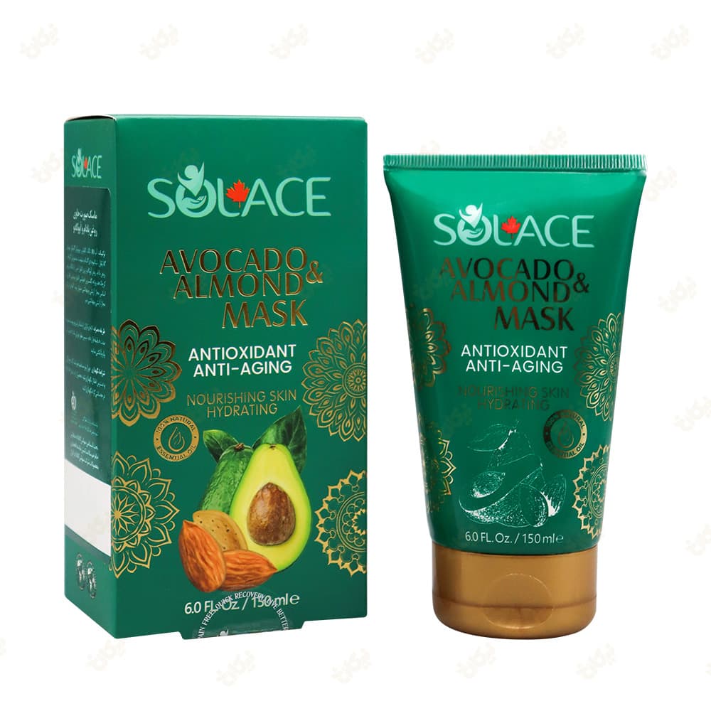 ماسک صورت حاوی آووکادو و روغن بادام سولس