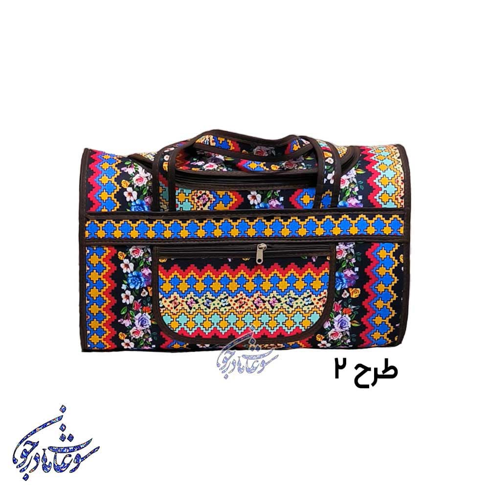 ساک مسافرتی سنتی | کیف مسافرتی | 3 عددی — تصویر ۴