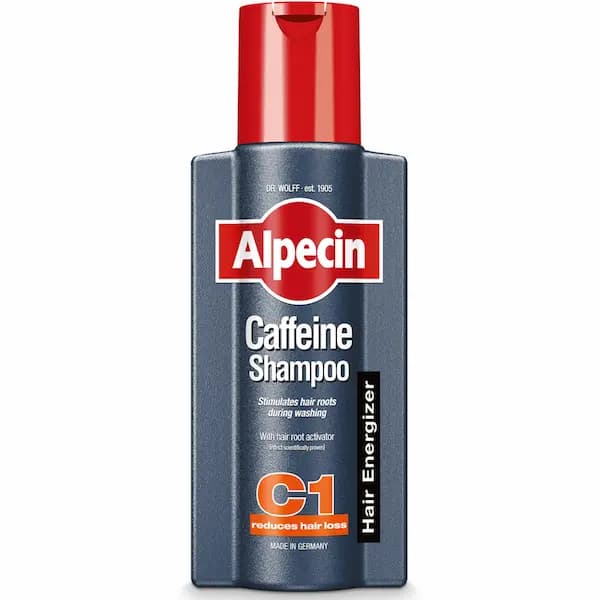 شامپو آلپسین CAFFEINE C1 سايز بزرگ ضد ریزش قوی مو 375 ml