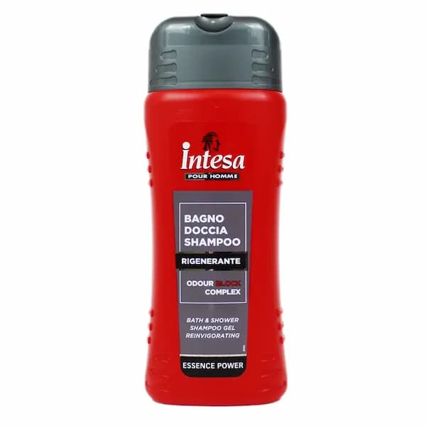 شامپو بدن و مو مردانه اینتسا Intesa Pour Homme مدل Rigenerante Odour Block