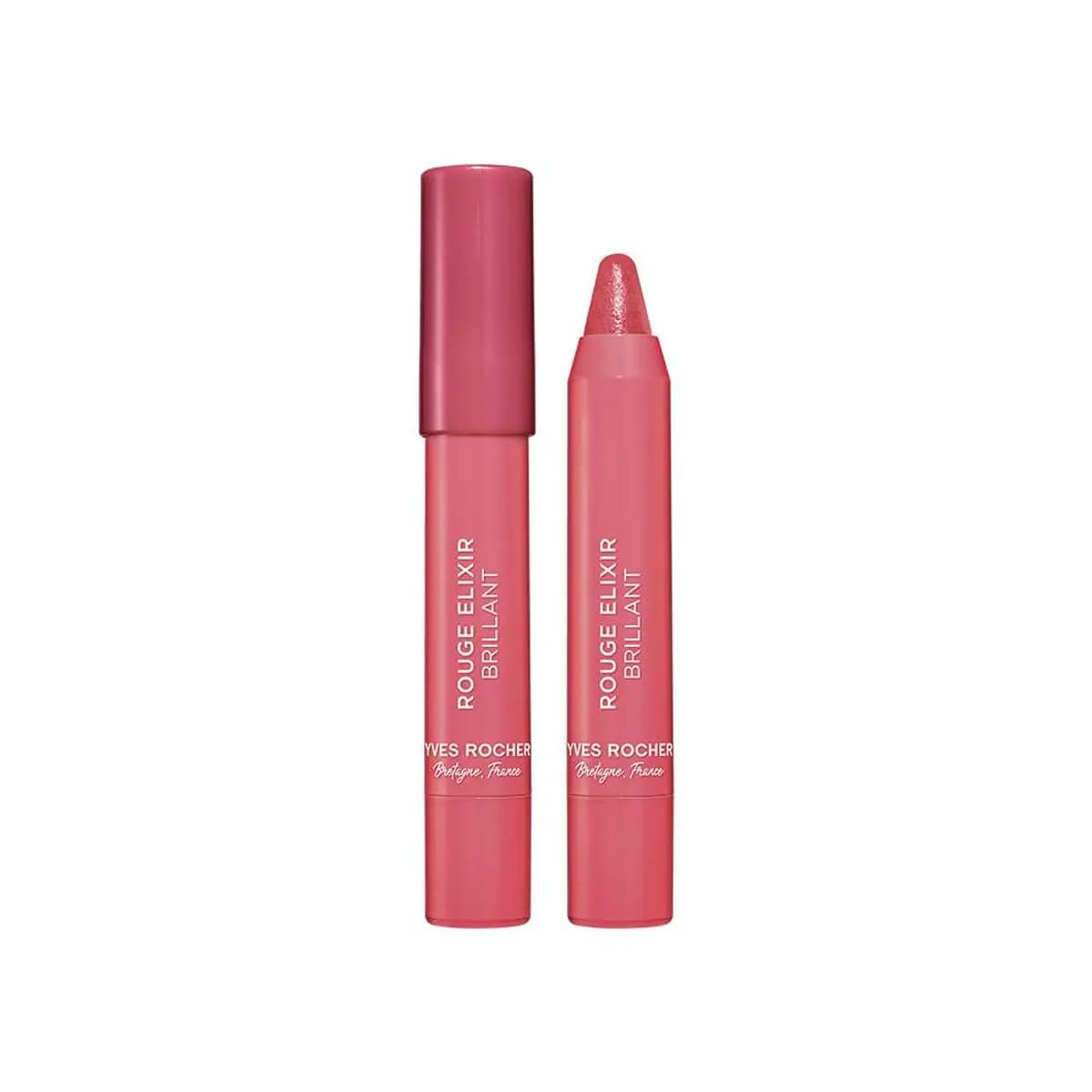 رژ لب آبرسان و براق کننده ایوروشه رنگ گل سرخ کد 02 bois de rose