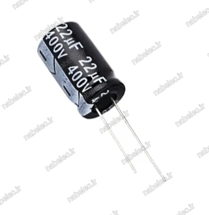 خازن الکترولیتی 22uF / 400V