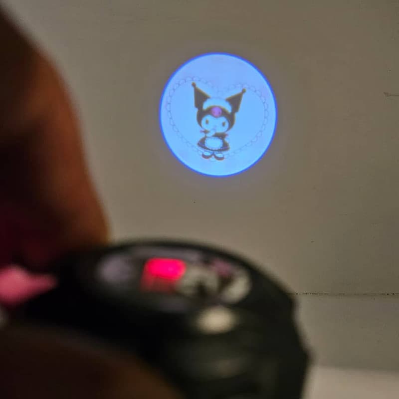 ساعت مچی دیجیتال بچگانه مدل کرومی به همراه 24 پروژکتوری KUROMI NAAB02 — تصویر ۸
