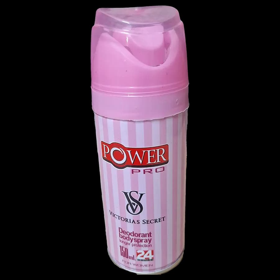 اسپری بدن پاور پرو (POWER PRO) زنانه رایحه‌ای شبیه عطر ویکتوریا سیکرت 150 میل