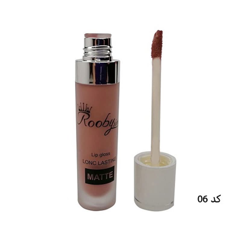 رژ لب مایع 24 ساعته مات شماره 06 روبی سیما – Rooby Sima