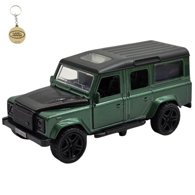 ماکت ماشین ناب سل مدل لندروور فلزی موزیکال چراغدار Land Rover به همراه جاسوییچی