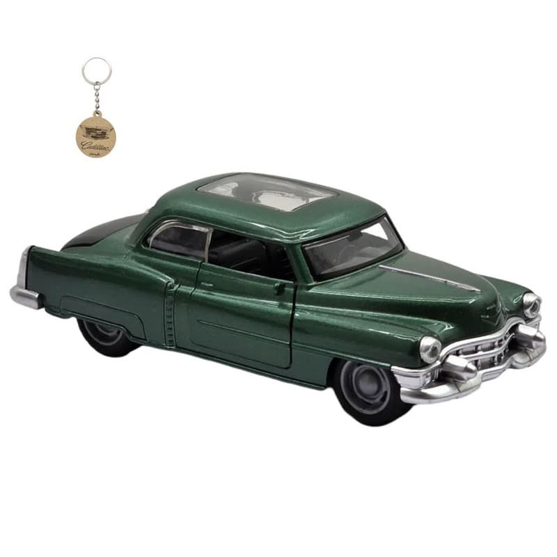 ماکت ماشین ناب سل مدل کادیلاک الدرادو کلاسیک فلزی چراغدار موزیکال CADILLAC ELDORADO به همراه جاسوییچی — تصویر ۳