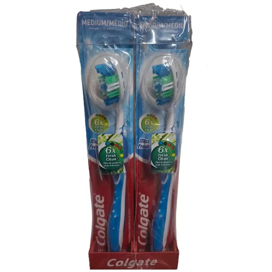 مسواک کلگیت مدل Max Fresh بسته 12 عددی