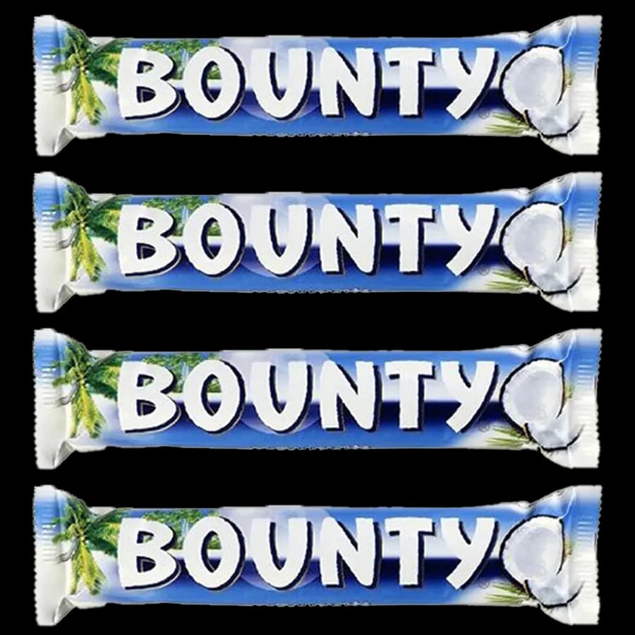 شکلات بونتی (bounty) نارگیلی 57 گرمی 4 عددی