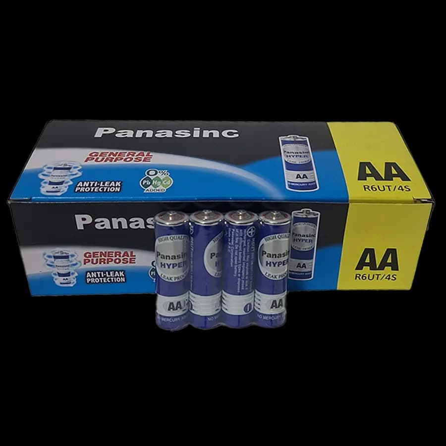 باتری قلمی (AA) برند Panasic (کپی از برند Panasonic) – 15 بسته 4 تایی (60 عدد)