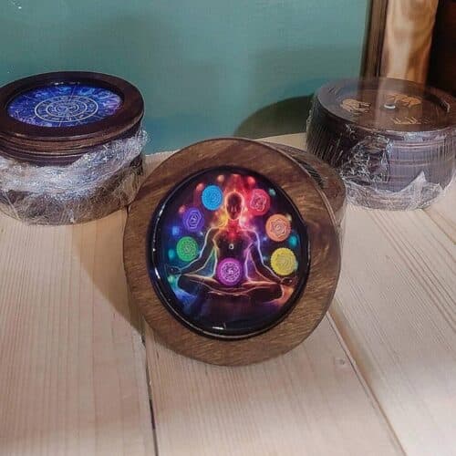 جاعودی چوبی طرح چاکرا