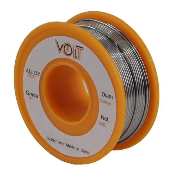 سیم لحیم 0.8 میلی متر 50 گرمی VOLT
