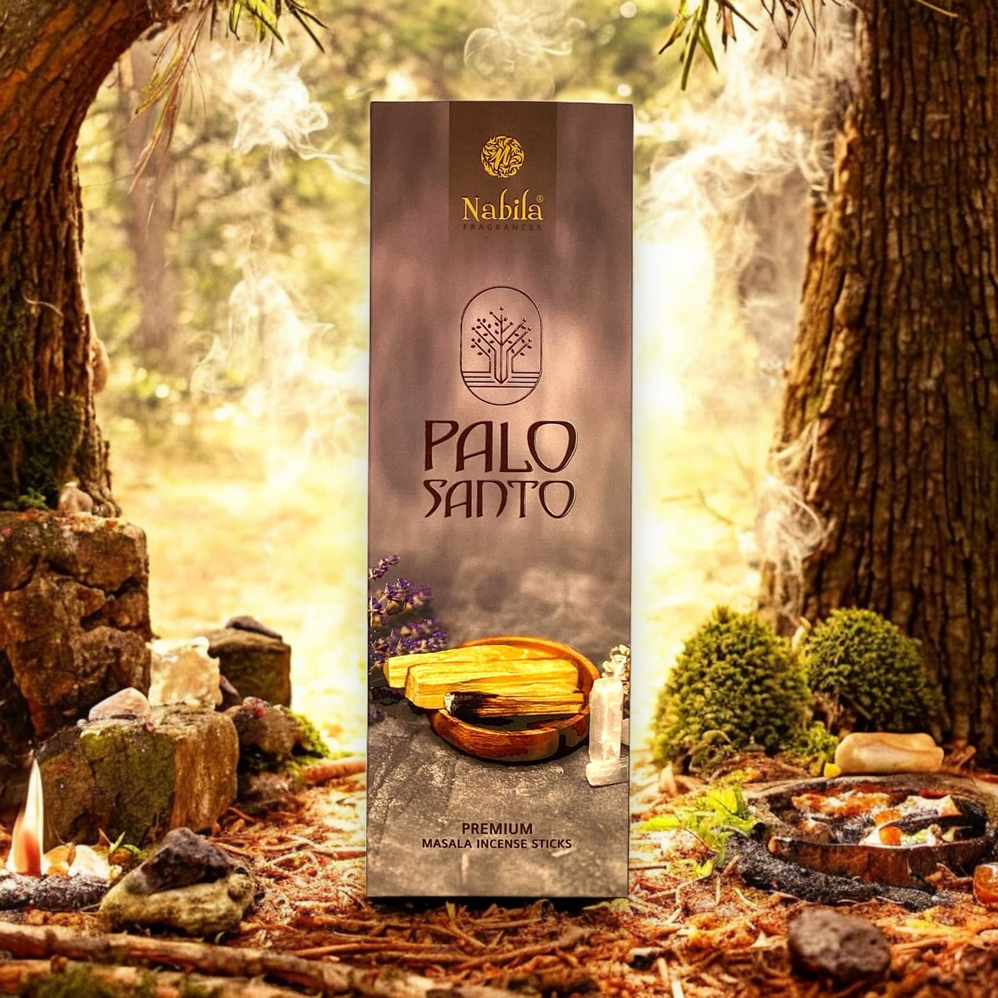 عود دست ساز پالو سانتو PALO SANTO از برند نابیلا Nabila — تصویر ۲