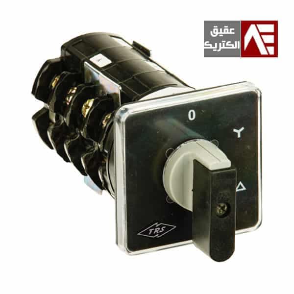 کلید گردان سه فاز ستاره مثلث 100 آمپر تی آر اس مدل 10010