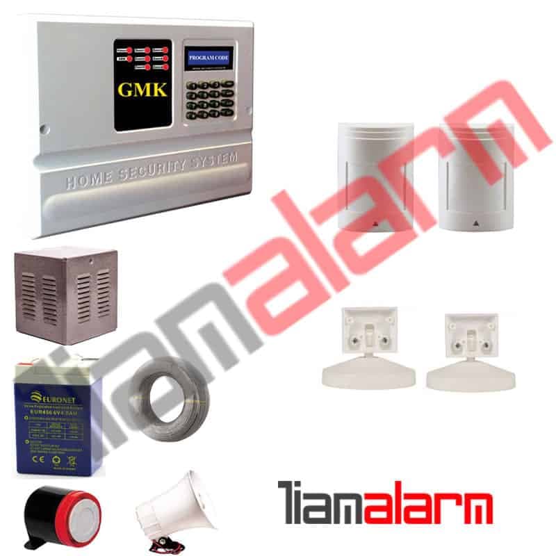 پکیج دزدگیر اماکن باسیم مدل جی ام کا سیم کارتی GM890PR2 — تصویر ۲