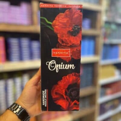 فروش عمده پک 6 بسته ای عود شاخه ای اوپیوم Opium برند ناندیتا(NANDITA)
