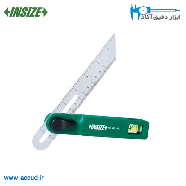 زاویه سنج 20 سانتی متر INSIZE (با گارانتی رسمی شرکت اینسایز) مدل 2281-360 — تصویر ۲