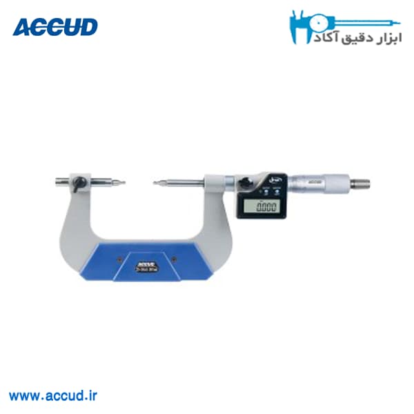 میکرومتر دیجیتال مخصوص دنده 100-75 میلی متر Accud (اکود با گارانتی شرکتی) مدل 304-004-01
