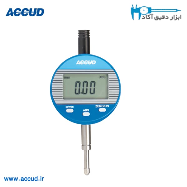 ساعت اندیکاتور دیجیتال 25-0 میلی متر دقت 0.001 Accud (اکود با گارانتی شرکتی) مدل 212-025-03
