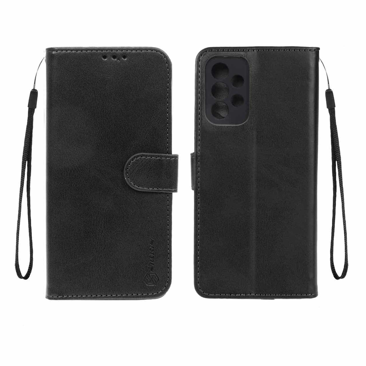 کیف چرمی کلاسوری جا کارتی موبایل مگنتی مدل سامسونگ Samsung A53 -کد3710 — تصویر ۲