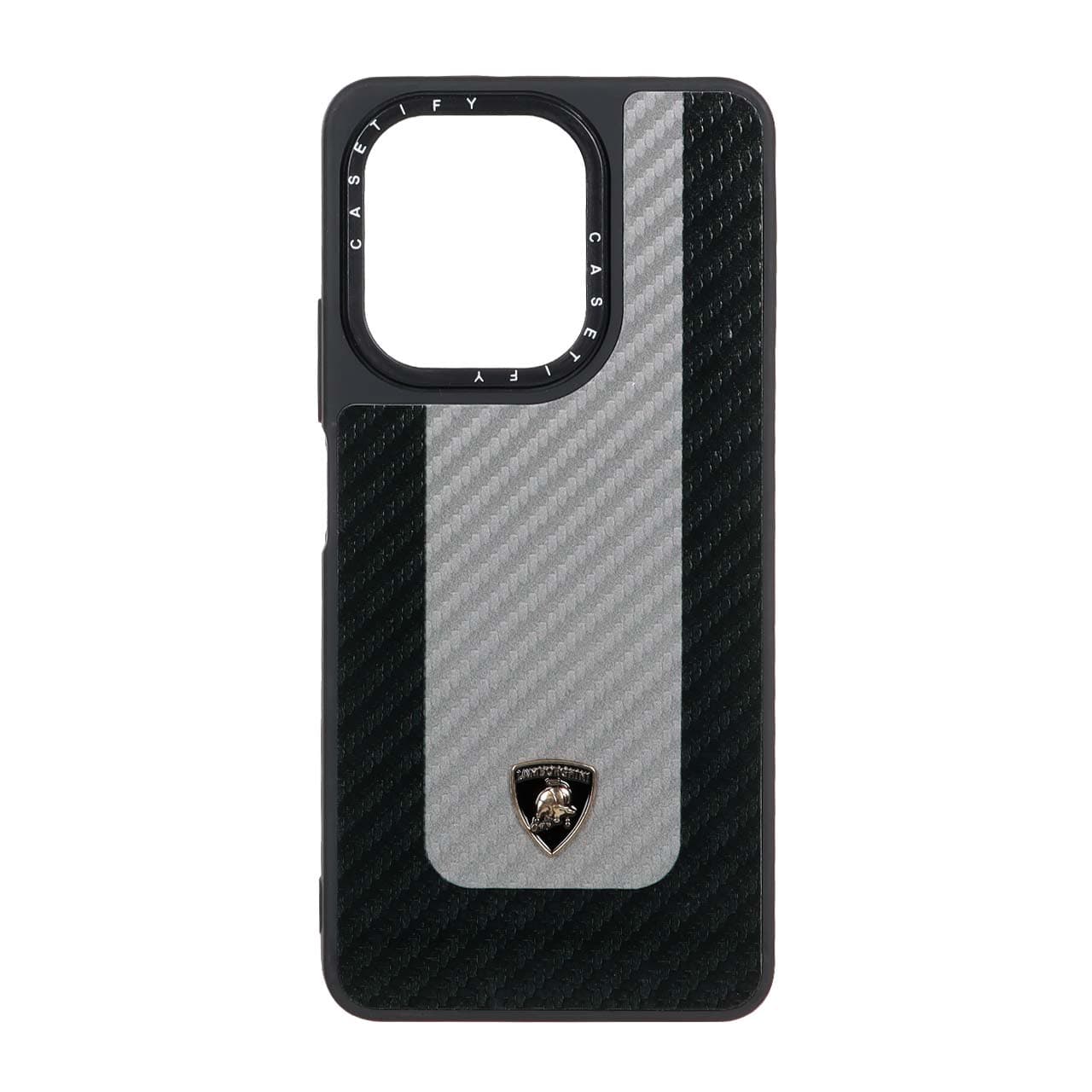قاب طرح کربن Car Logo مدل Xiaomi Redmi Note 13 4G – خاکستری-کد3827