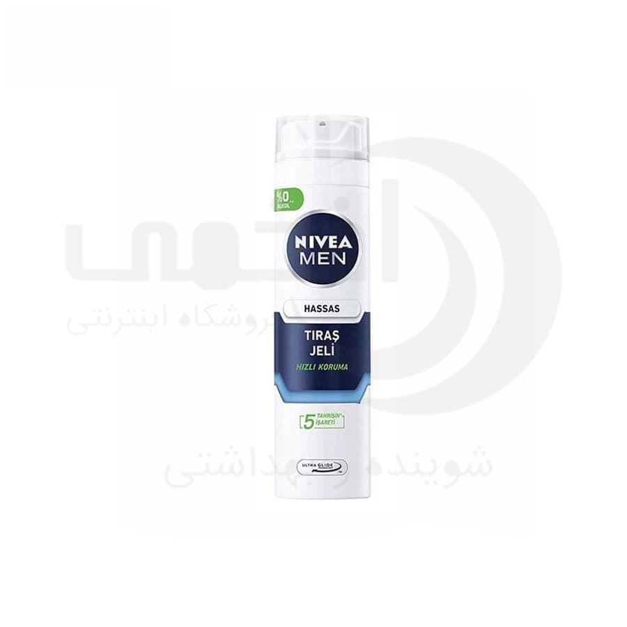 ژل اصلاح نیوا برای پوست حساس حجم 200 میل