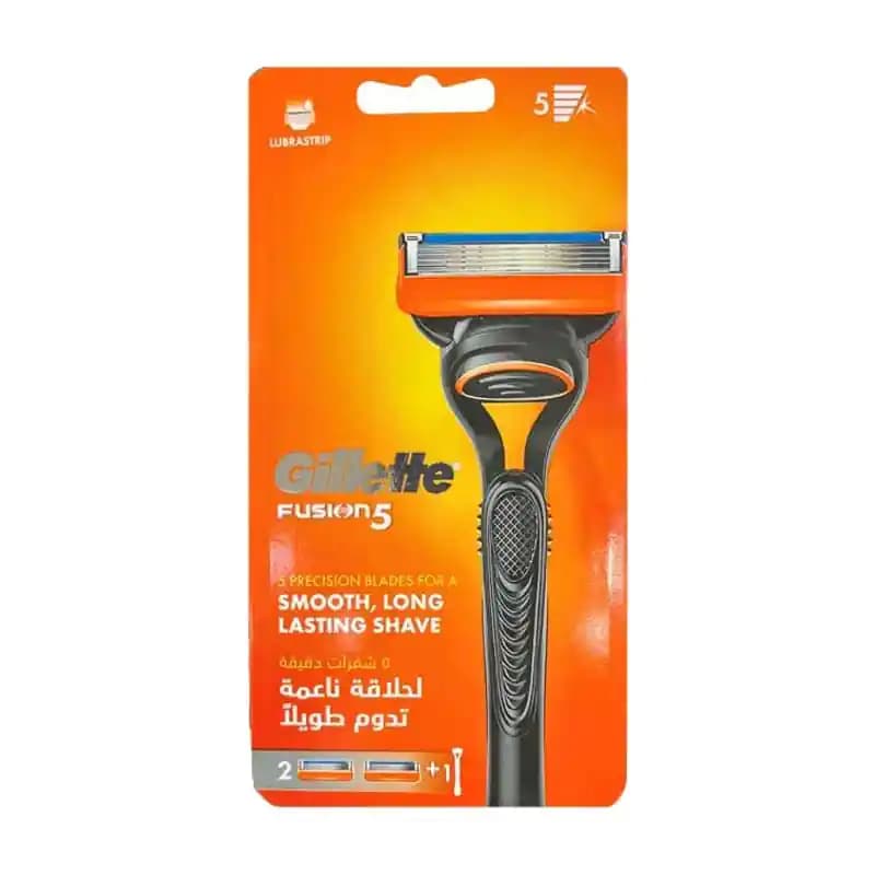 دسته تیغ ژیلت مدل FUSION 5 دارای 2 یدک — تصویر ۲