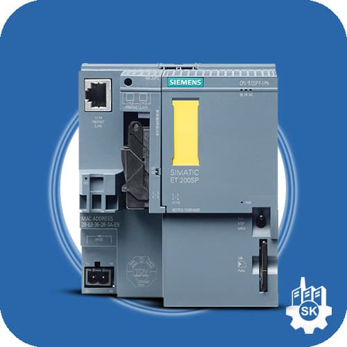 cpu زیمنس سری PLC S7-1500 1512SP F دارای 1 پورت PN کدفنی 6es7512-1sk01-0ab0