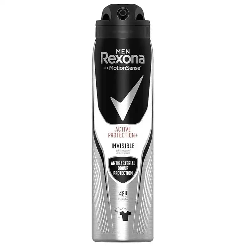 اسپری ضد تعریق مردانه رکسونا مدل ACTIVE PROTECTION + INVISIBLE حجم 200 میل