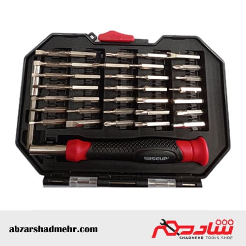 ست نوک پیچ گوشتی ساعتی 37 عددی وایزاپ 90302