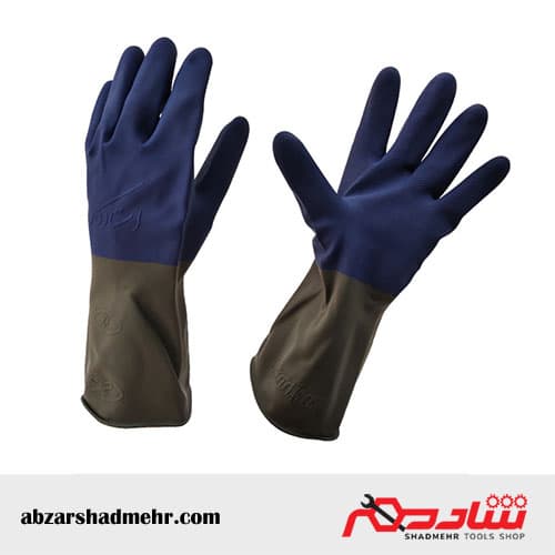 دستکش لاستیکی استادکار لارج