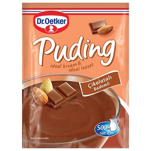 پودر پودینگ شکلات و بادام دکتر اوتکر Dr.Oetker بسته 104 گرمی