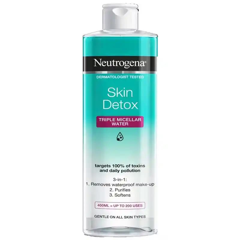 میسلار واتر سم زدای پوست نوتروژینا مدل SKIN DETOX حجم 400 میل