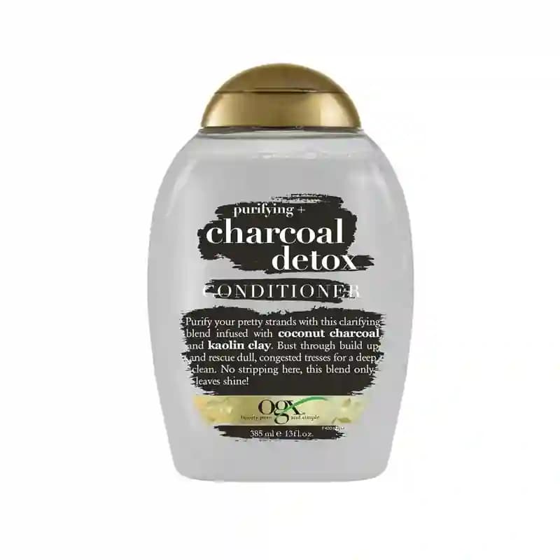 نرم کننده او جی ایکس مدل زغال CHARCOAL DETOX حجم 385 میلی لیتر