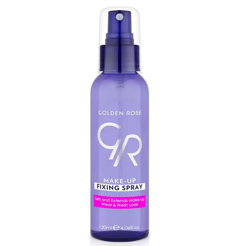 اسپری تثبیت کننده آرایش گلدن رز مدل FIXING SPRAY حجم 120 میل