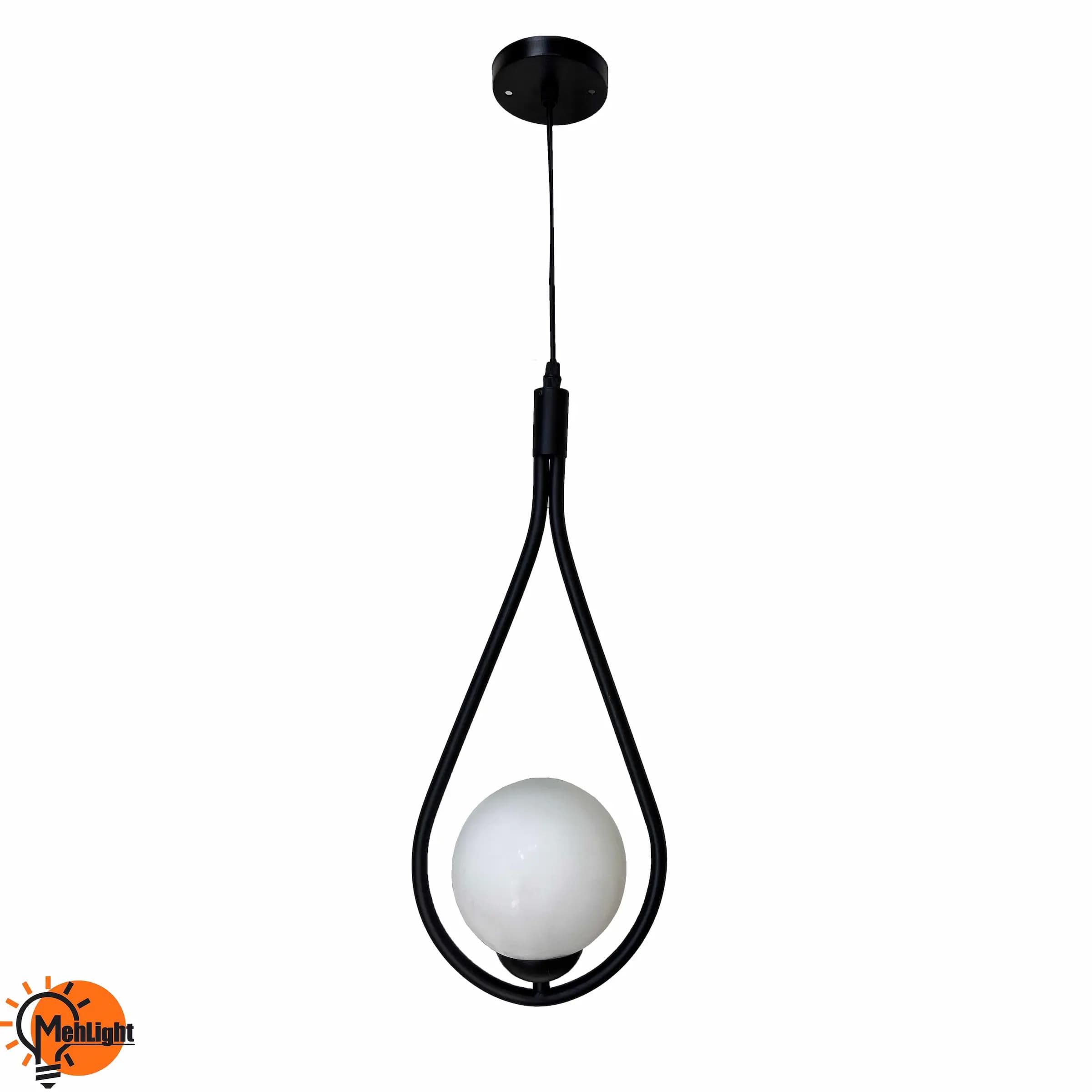 آویز یک شعله مدل اشکی
