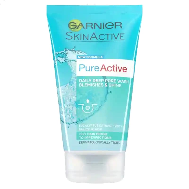 ژل شستشو عمیق منافذ گارنیر مدل PURE ACTIVE حجم 150 میل