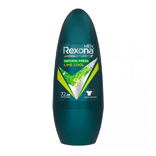 رول ضد تعریق مردانه 72 ساعته Natural Fresh Lime Cool رکسونا حجم 45 میل