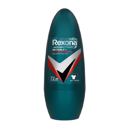 رول ضد تعریق مردانه 72 ساعته Invisible + Antibacterial رکسونا حجم 45 میل