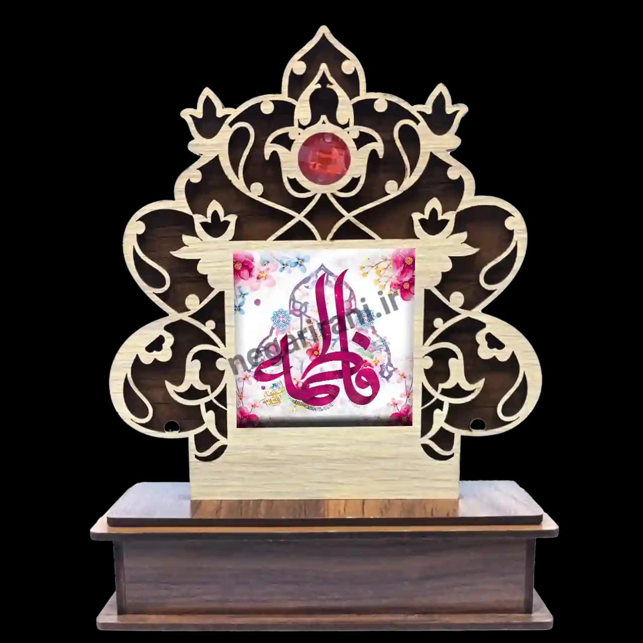 تندیس کاشی گلدار حضرت فاطمه سلام الله علیها 2C 15
